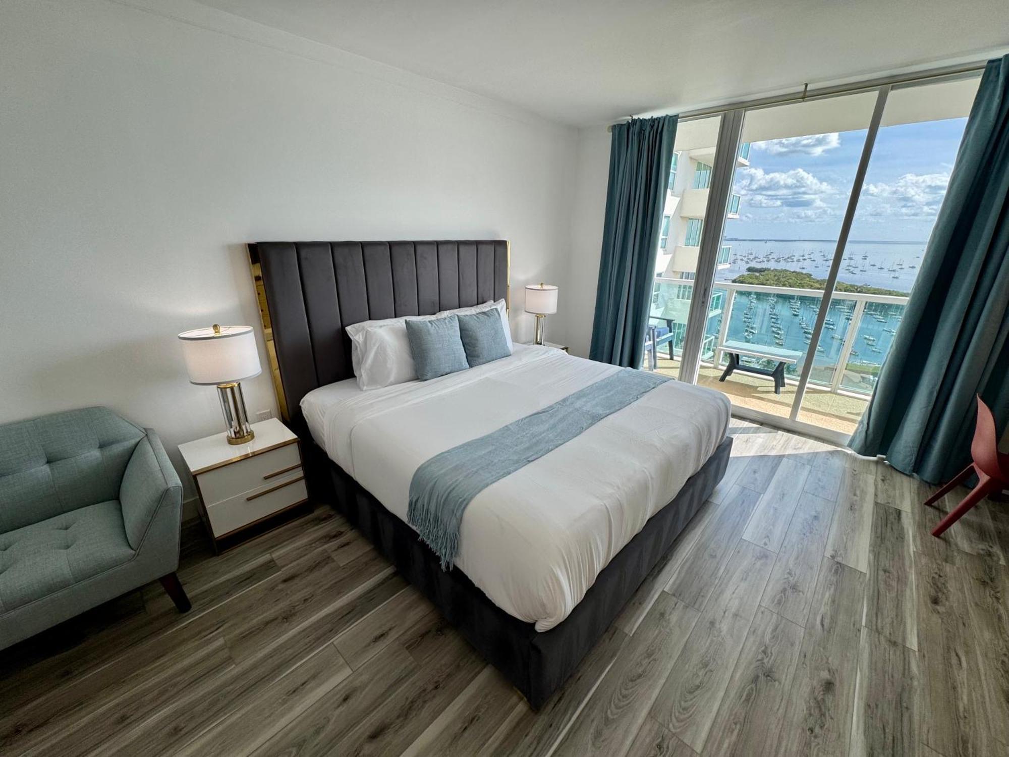 Balcony Ocean View ! Wifi - Pool - Gym - Parking Aparthotel Маями Екстериор снимка